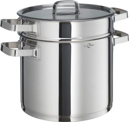 Kuchenprofi Garnek Kuchenprofi SAN REMO z wkładem do makaronu, 7,0 l, śred. 22 x 27 cm, stal nierdzewna