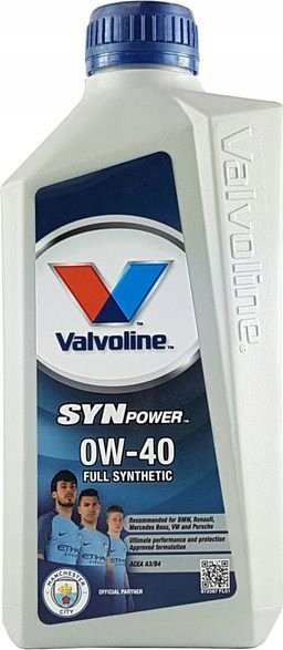 Valvoline Alyva varikliui SYNPOWER 0W40 1L, Valvoline
