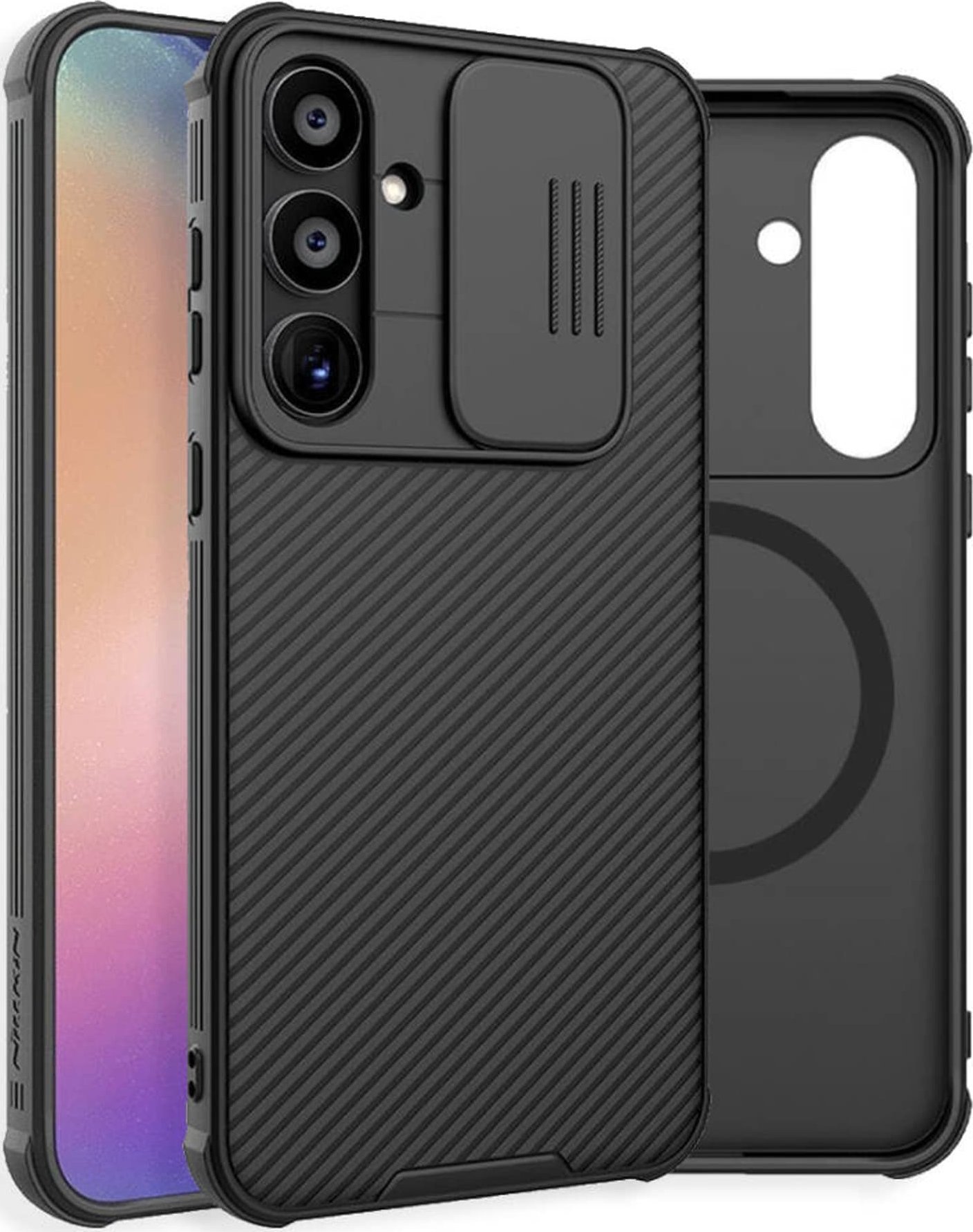 Nillkin Etui Nillkin CamShield Pro Magnetic Samsung Galaxy A55 5G Black / Czarny