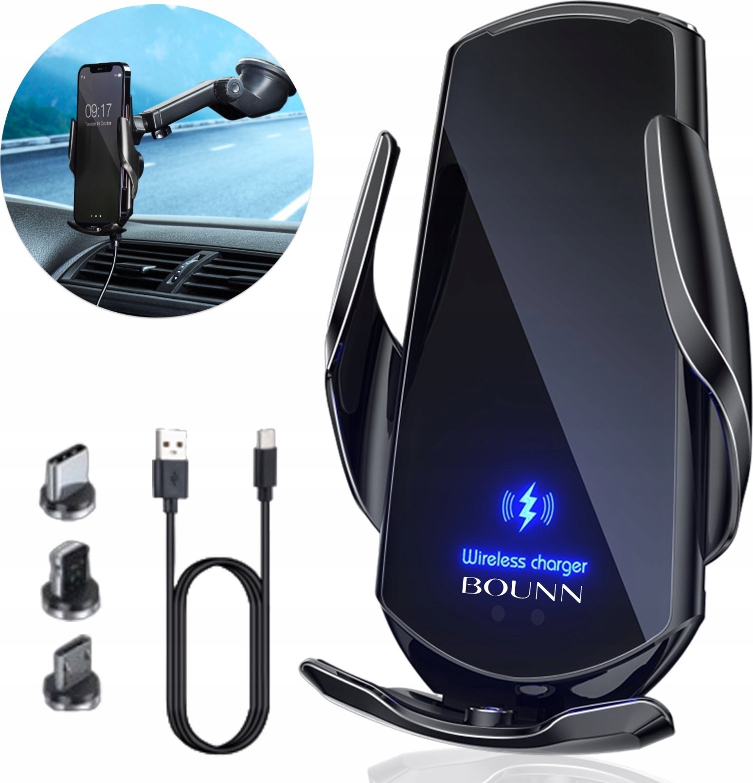 Bounn Uchwyt zaciskowy do samochodu Q3