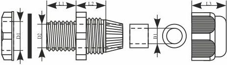 Elektro-Plast Dławnica kablowa PG29 18-25mm 34.29