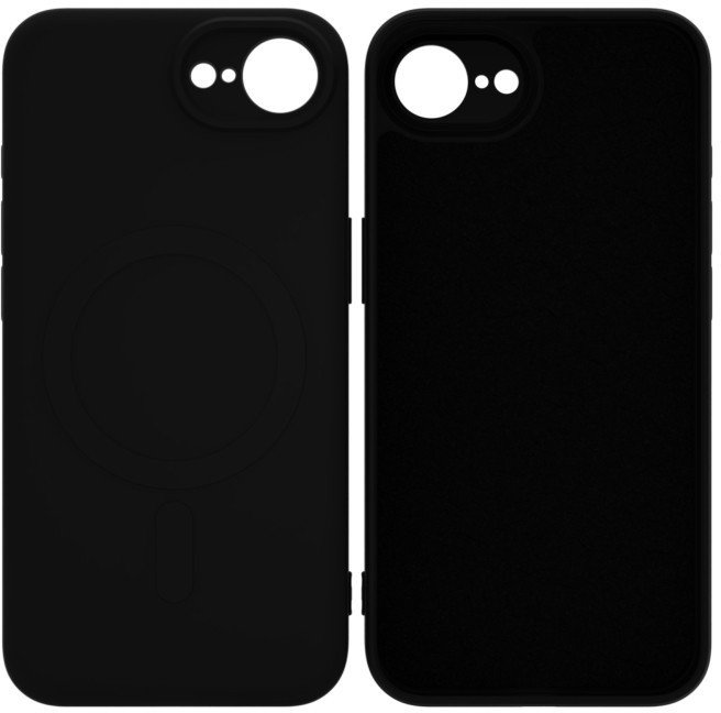 Etui silikonowe Supero do iPhone 16e Magsafe, czarne