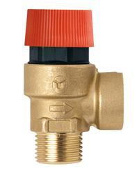 Zawór bezpieczeństwa z membraną 1/2x1/2" 6 bar