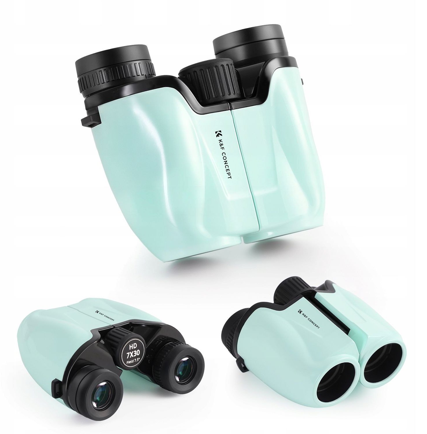 Lornetka MINI K&F CONCEPT ZOOM 7x 30mm 7x30 IP65 BaK4 + Etui / KF33.094