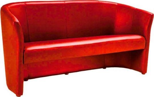 Signal Sofa TM-3 czerwona tapicerowana z podłokietnikami SIGNAL