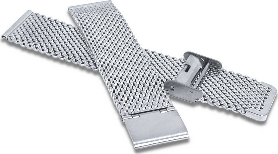 Lavvu Bransoleta stalowa do zegarka 20 mm Lavvu LPSNS20 srebrna