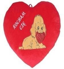 Serce Kocham Cię - Pies 48cm