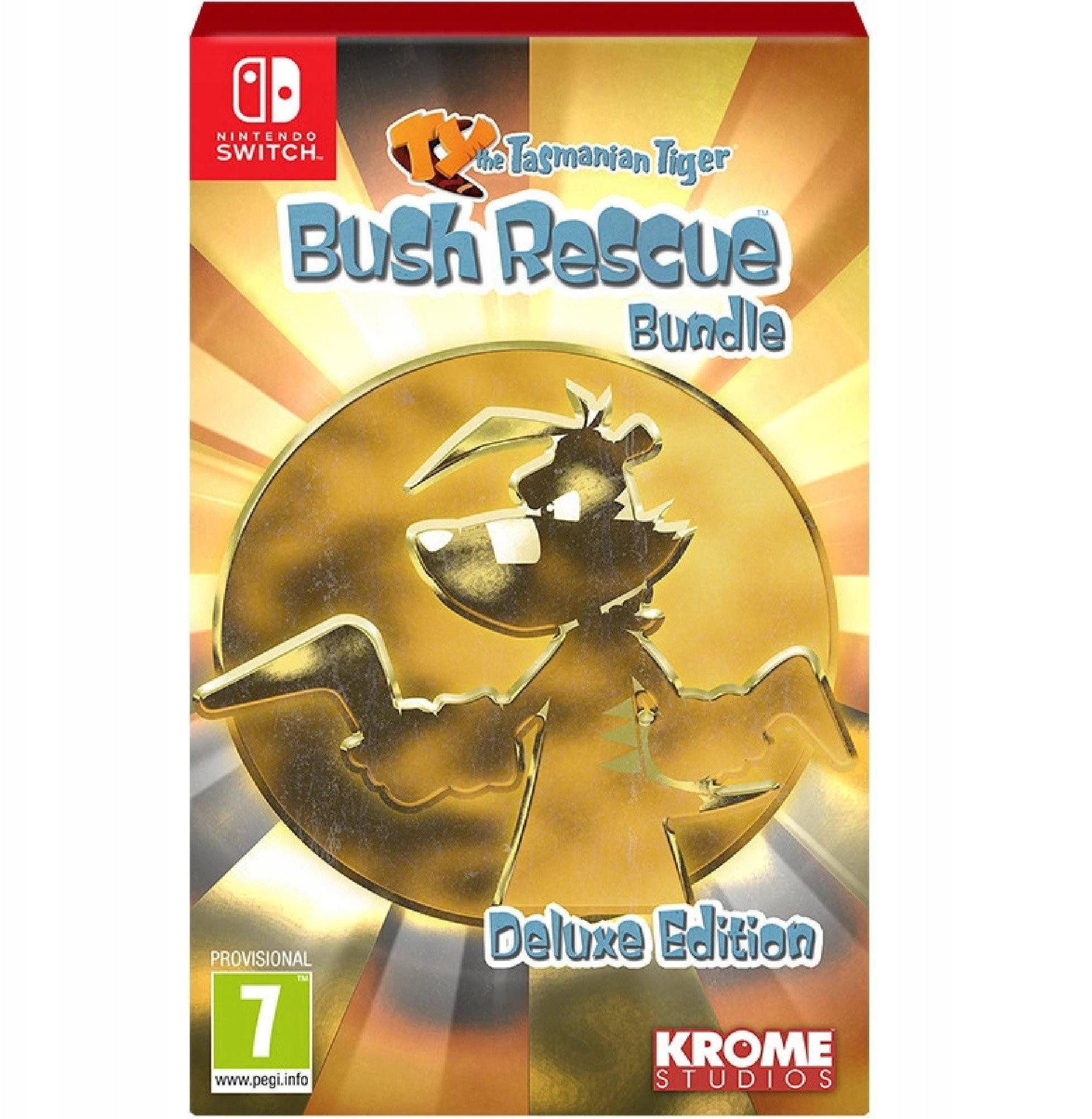 TY THE TASMANIAN TIGER HD: BUSH RESCUE BUNDLE DELUXE EDITION SWITCH