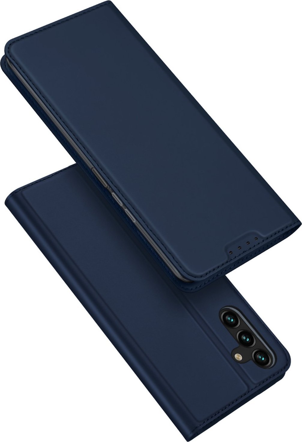 Dux Ducis Skin Pro etui Samsung Galaxy A14 5G pokrowiec z klapką portfel na kartę podstawka niebieskie