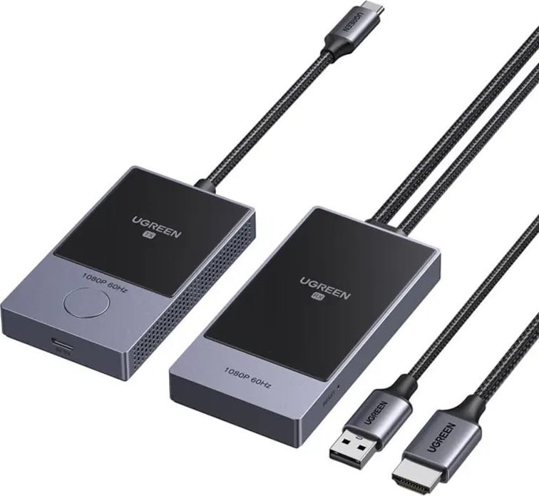 Bezprzewodowy nadajnik i odbiornik HDMI Ugreen CM737 1080p 30m