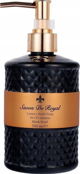 AKSAN SAVON DE ROYAL PEARL mydło w płynie BLACK, 500ml