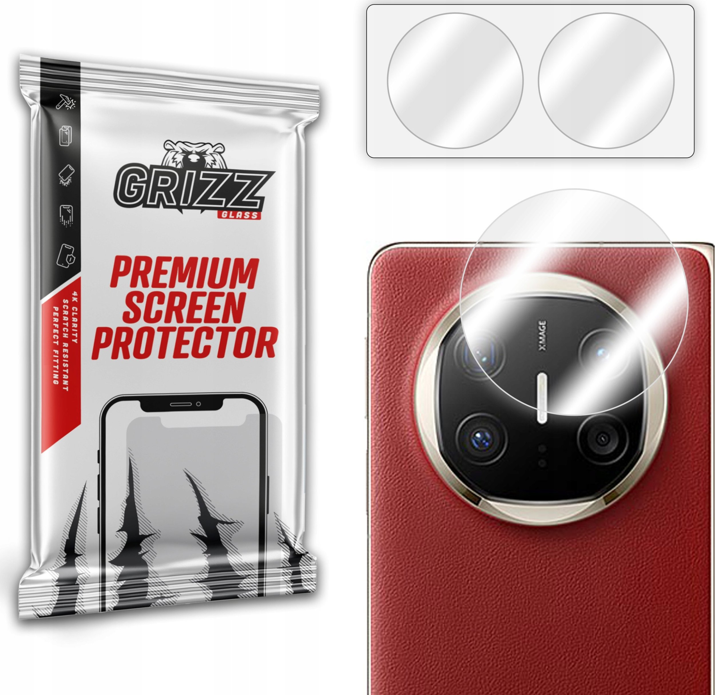 Szkło na aparat GrizzGlass HybridGlass Camera do Huawei Mate X6