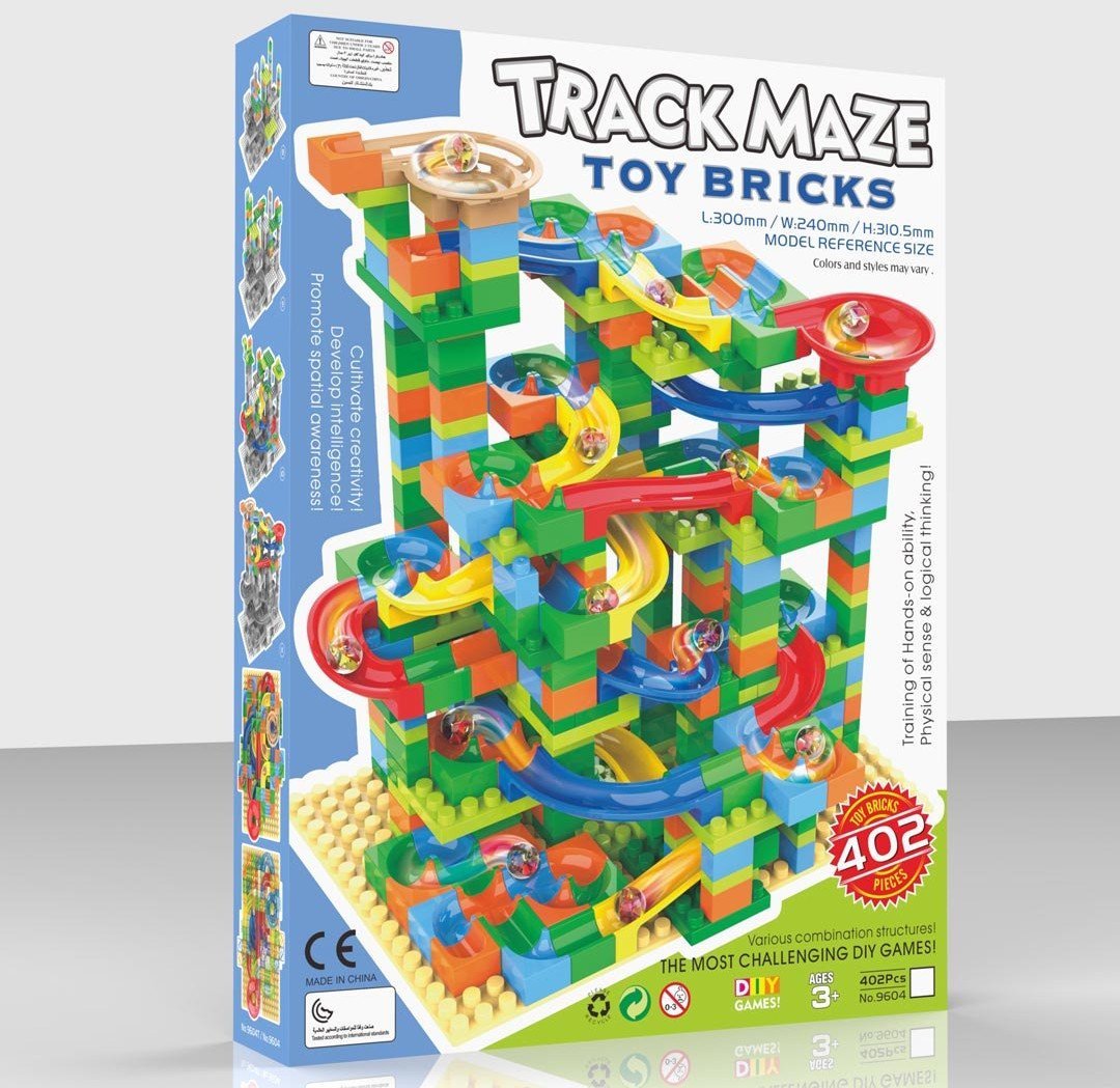 Zestaw Klocków Tor Kulka 402el.