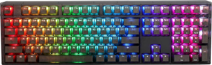 Klawiatura Ducky Ducky One 3 Aura Black Gaming Tastatur, RGB LED - MX-Silent-Red