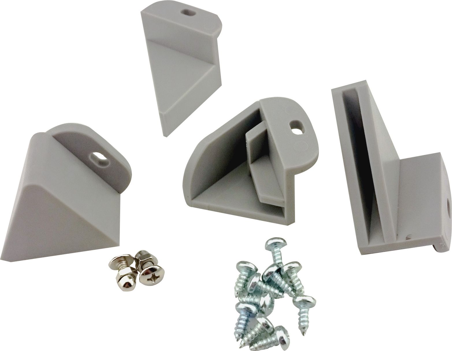 Royal Catering Komplet mocowań do szyby grilla rolkowego