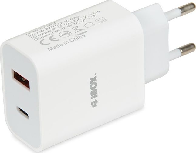 Ładowarka iBOX C36 1x USB-A 1x USB-C 3 A (1_777845)