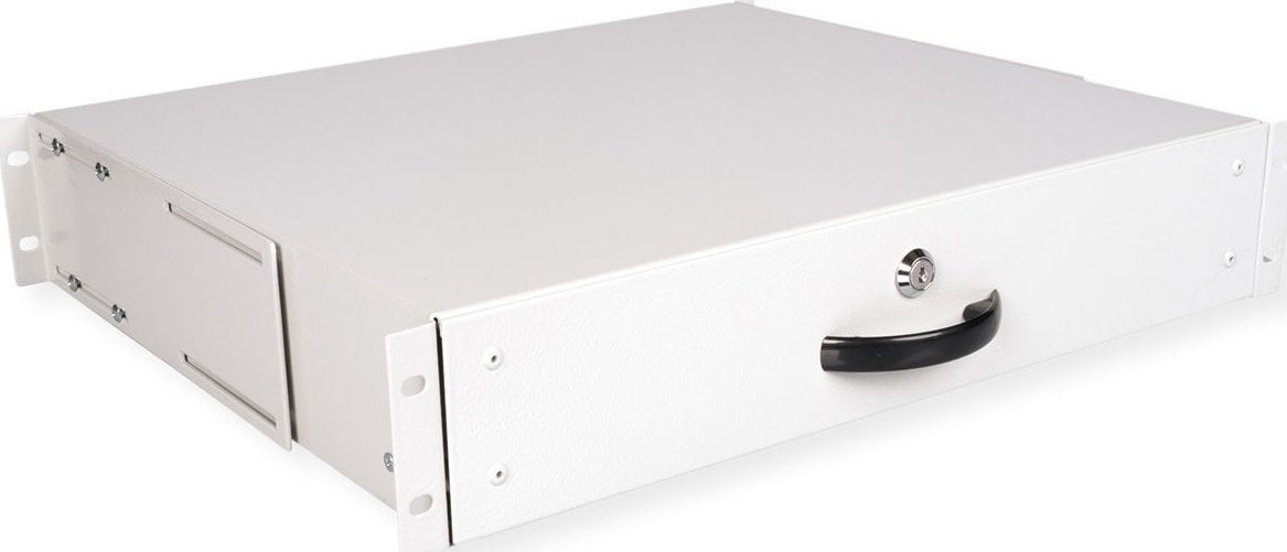 Roline Tastatureinschub 48,26cm 19Zoll 2 HE 400 T abschliessbar grau