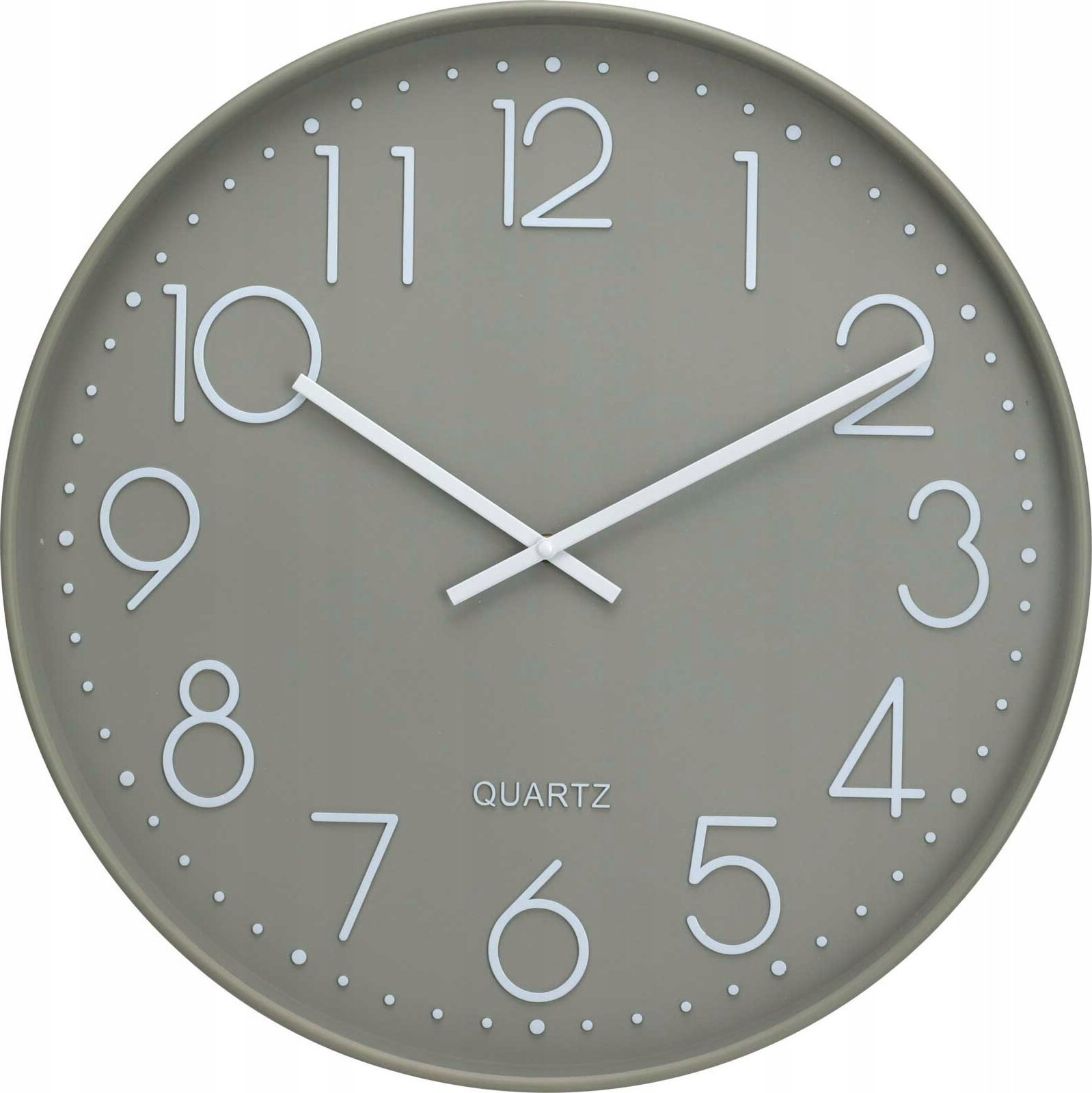 ZEGAR ŚCIENNY GLASS 50CM - ZIELONY