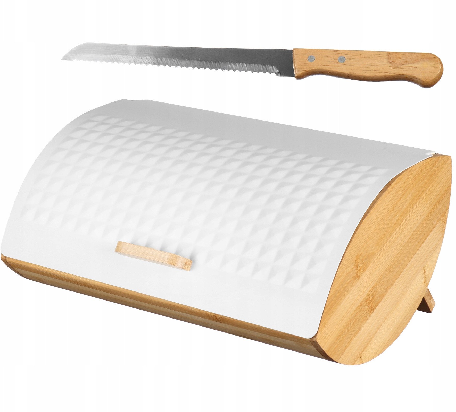 CHLEBAK BAMBUSOWO-STALOWY BRUNBESTE COSMIC BB-2691 BIAŁY