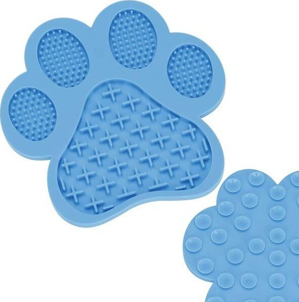 Springos Tacka do lizania dla psa mata antystresowa niebieska UNIWERSALNY