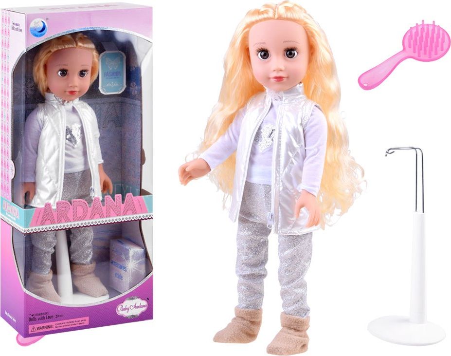 Jokomisiada Lalka Adrianna elegantka ze stoku 45 cm ZA3892