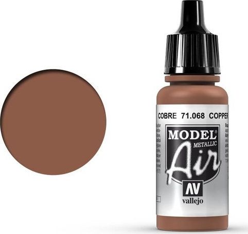 Vallejo Vallejo Model Air Copper Metallic 71.068 uniwersalny
