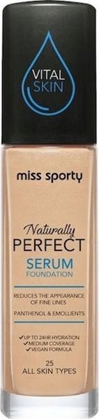 MISS SPORTY_Naturally Perfect All Skin Serum Foundation podkład do twarzy 25 Warm 30ml