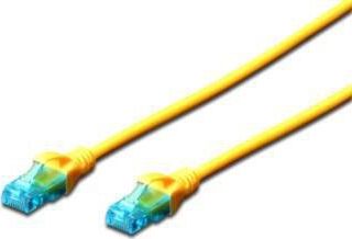 Digitus DIGITUS UTP Kat. 5e 0.25 m yellow 0.25 Patchcord