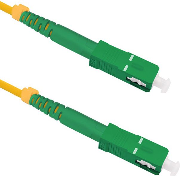 Qoltec Patchcord Światłowodowy SC/APC - SC/APC, 9/125, 1.5m (54365)