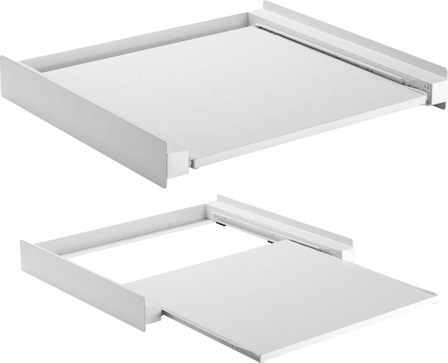 Maclean Łącznik pralki z suszarką półka MC-890 aluminium, uniwersalny, max 60kg