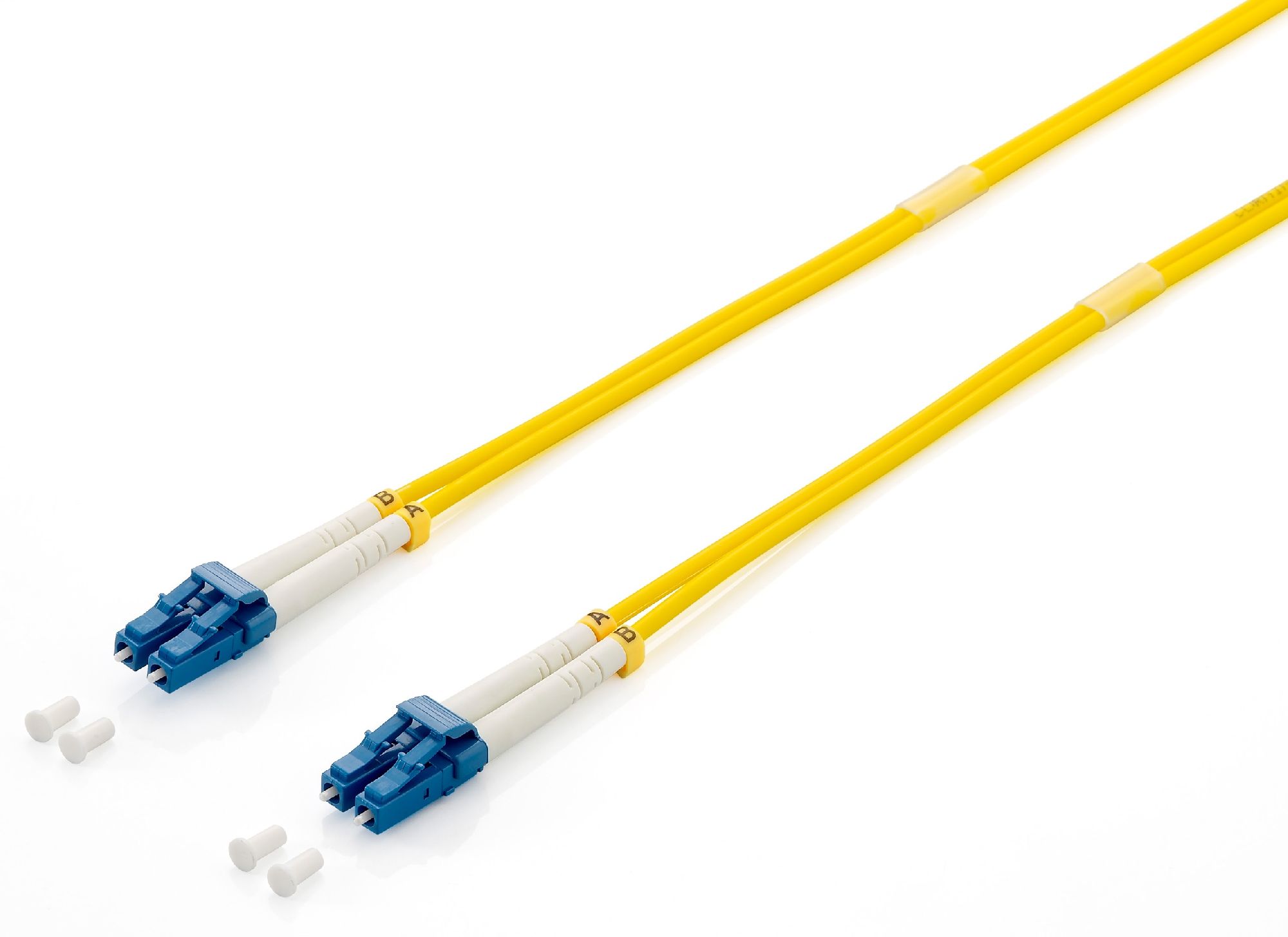 Equip Patchcord światłowodowy LC - LC, Singlemode, OS2, żółty (254433)