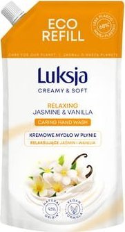 Luksja Luksja Creamy & Soft Kremowe mydło w płynie Jaśmin i Wanilia 400 ml opakowanie uzupełniające