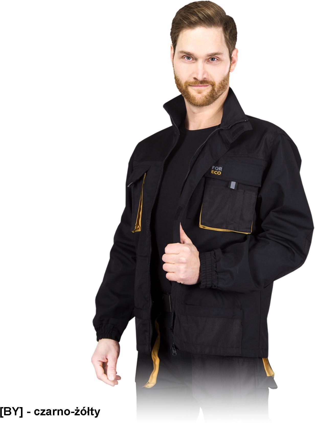 FORECO-J - Bluza ochronna - czarno-żółty M