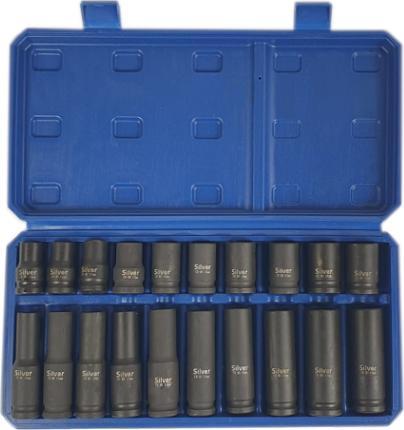 Silver ZESTAW NASADEK UDAROWYCH 1/2" 20cz. EX11029