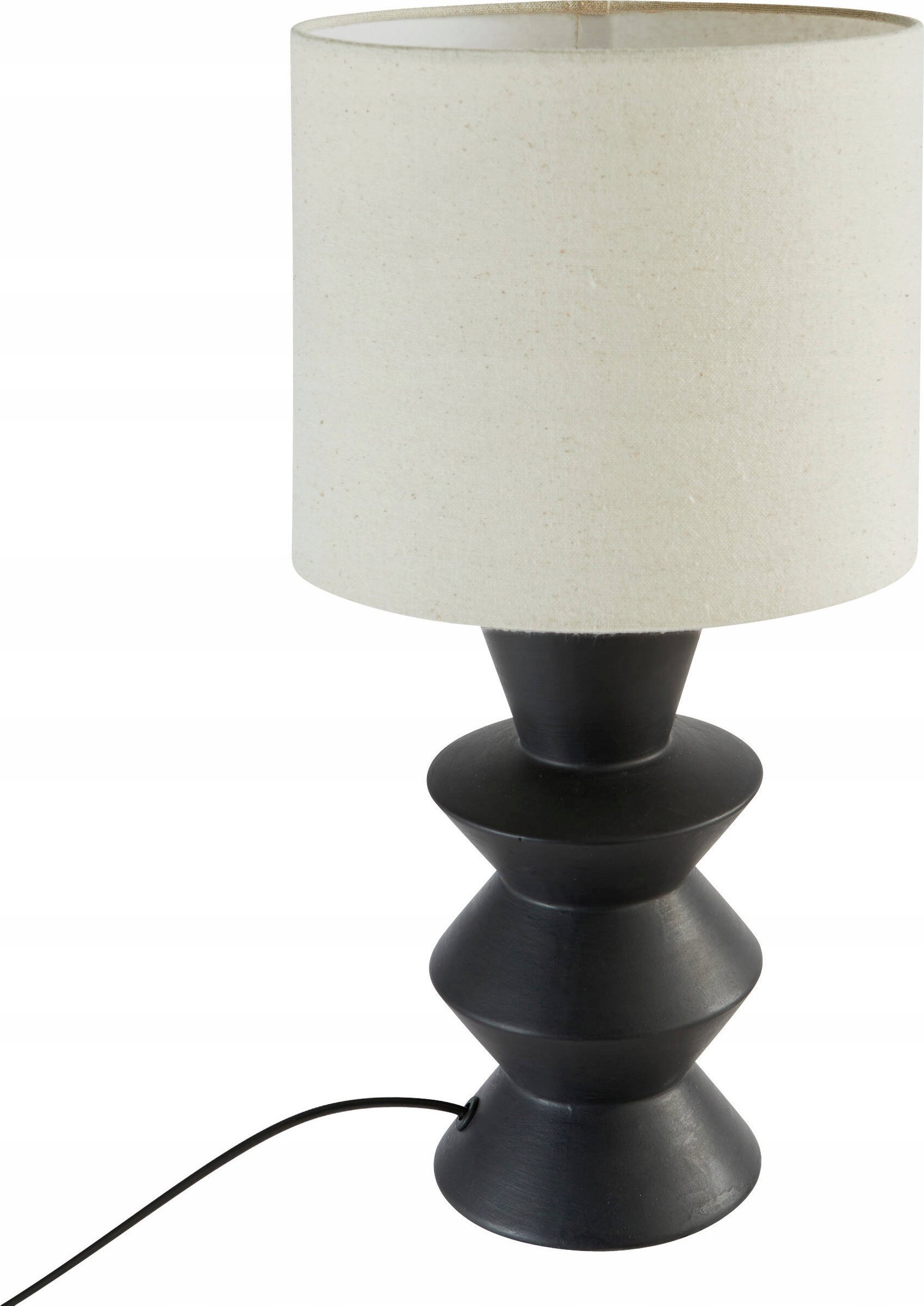 Lampa stołowa z ceramiczną podstawą YULIA, wys. 40 cm