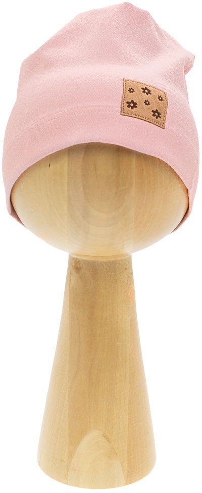 Czapka dresowa dla dziewczynki Nelly różowa Nicol 68-74