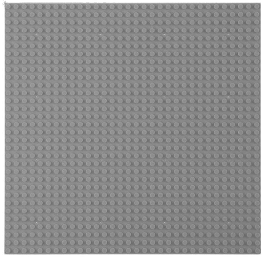 Płyta Plansza Konstrukcyjna Do Klocków Budowania Szara 40x40cm