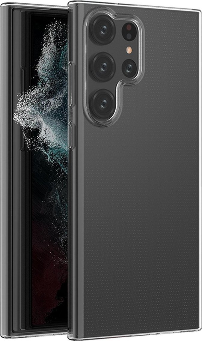 Hurtel Ultra Clear 0.5mm etui Samsung Galaxy S23 Ultra cienki pokrowiec przezroczyste