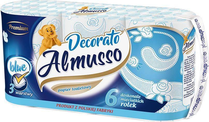 Almusso Papier toaletowy Decorato 3 warstwowy 6 szt.