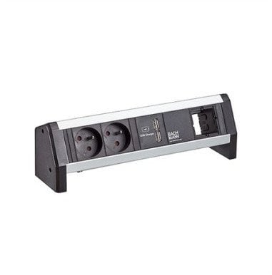 BACHMANN DESK 2xUTE 35 1xŁadowarka USB 1xZasilanie CM 1.0m GST18