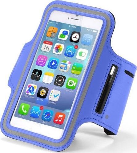 Mobilari OPASKA ETUI NA RAMIĘ DO BIEGANIA TELEFON 5,5" NIEBIESKI