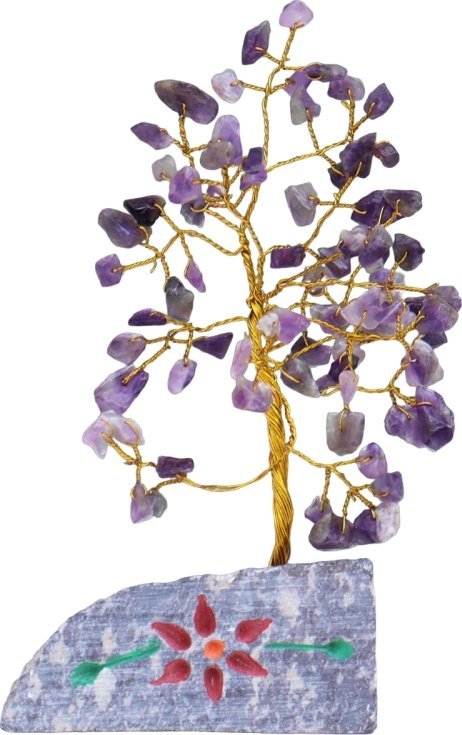 Art-Pol Drzewko z kamieniami szlachetnymi - Ametyst | 80 kamieni