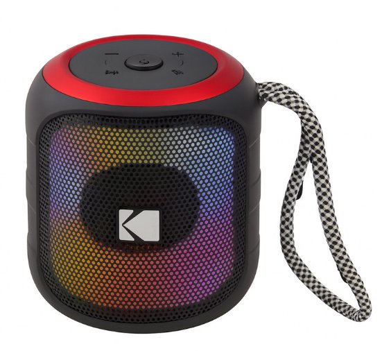 Głośnik Kodak PWS-2268 Głośnik Bluetooth 5.1 LED Flame USB TWS FM 5W Czarny