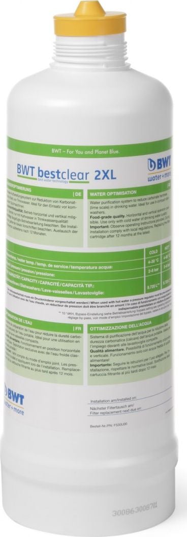 BWT Wkład filtracyjny do filtrów BWT 2XL filtr do wody - Hendi 231944