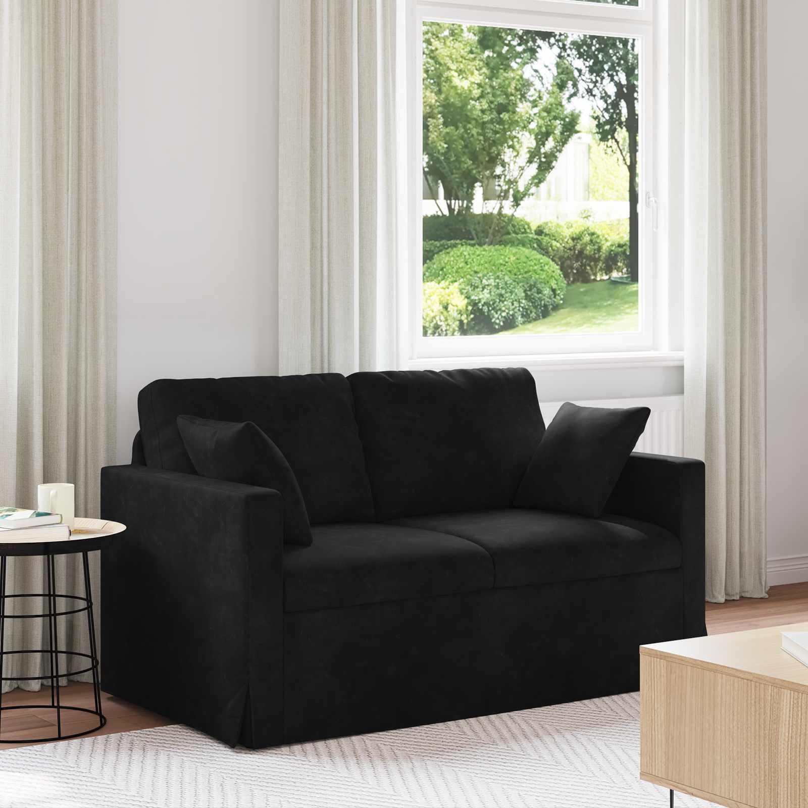 vidaXL Sofa Czarny