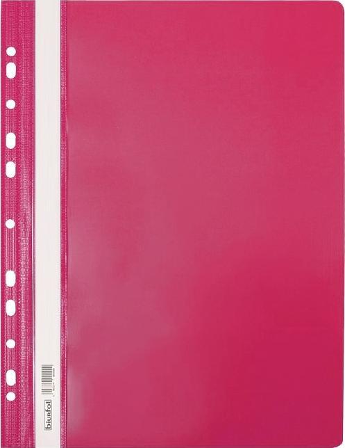 Biurfol Skoroszyt A4 twardy wpinany BIURFOL różowy (10szt) SH-01-10