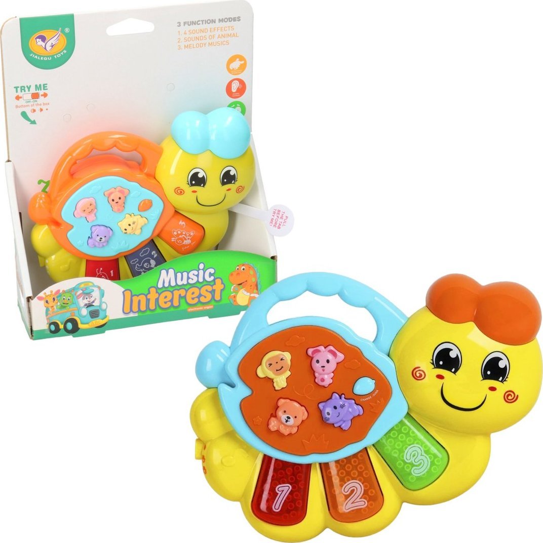 PIANINKO MUZYCZNE GĄSIENICA 1SZT