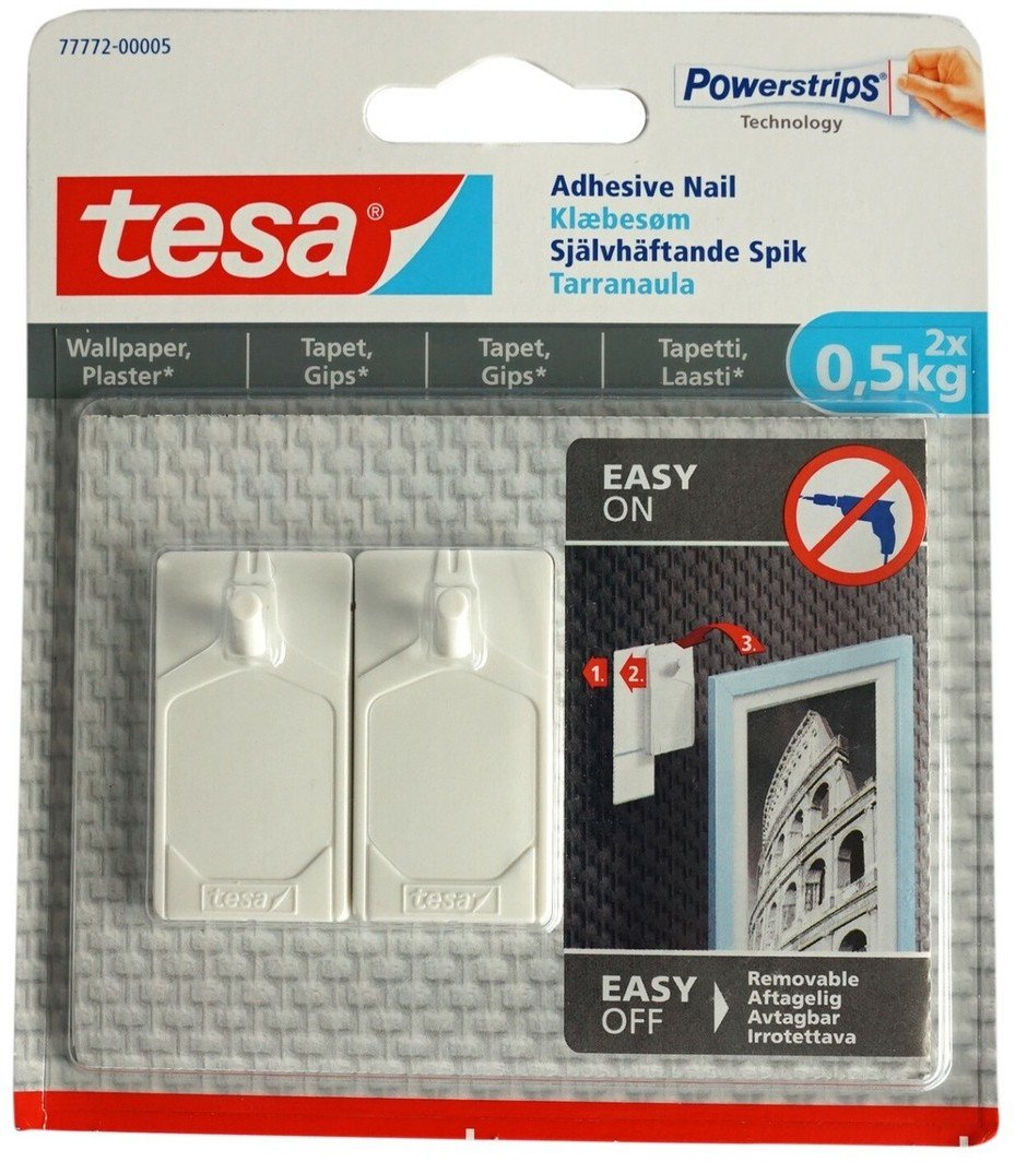 Tesa Tesa 77772 Mounting System. 2X0.5Kg