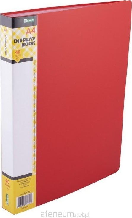 D.Rect Teczka ofertowa 40 koszulek czerwona D.RECT