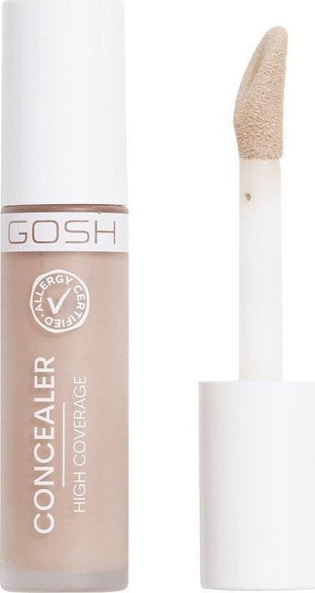 Gosh Gosh Concealer High Coverage mocno kryjący korektor z aplikatorem 001 Porcelain 6ml